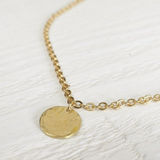 フルムーンネックレス / 14 KARAT GOLD FILL