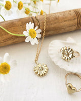 ゴールドデイジーネックレス / 14 KARAT GOLD FILL