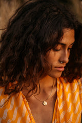 ムーンシャインゴールデンネックレス / 14 KARAT GOLD FILL