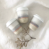 海色グラデーションの陶器タンブラー