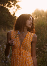 サンフラワーネックレス / 14 KARAT GOLD FILL